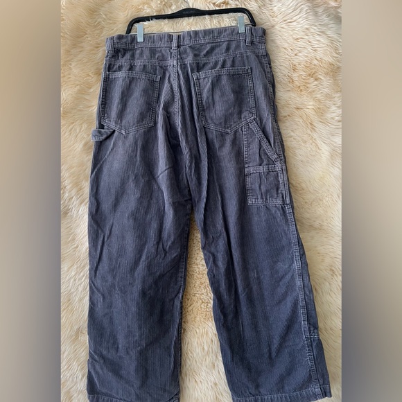 No Boundaries Men’s Corduroy Cargo Pants In Grey Color. - Picture 2 of 5